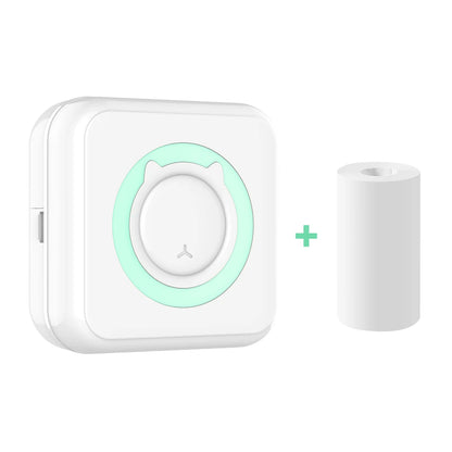 Mini Printer Portable Wireless Bluetooth Sticker Label Photo Memo Thermal Print Study Learn Printer Children Boys Girls Gifts