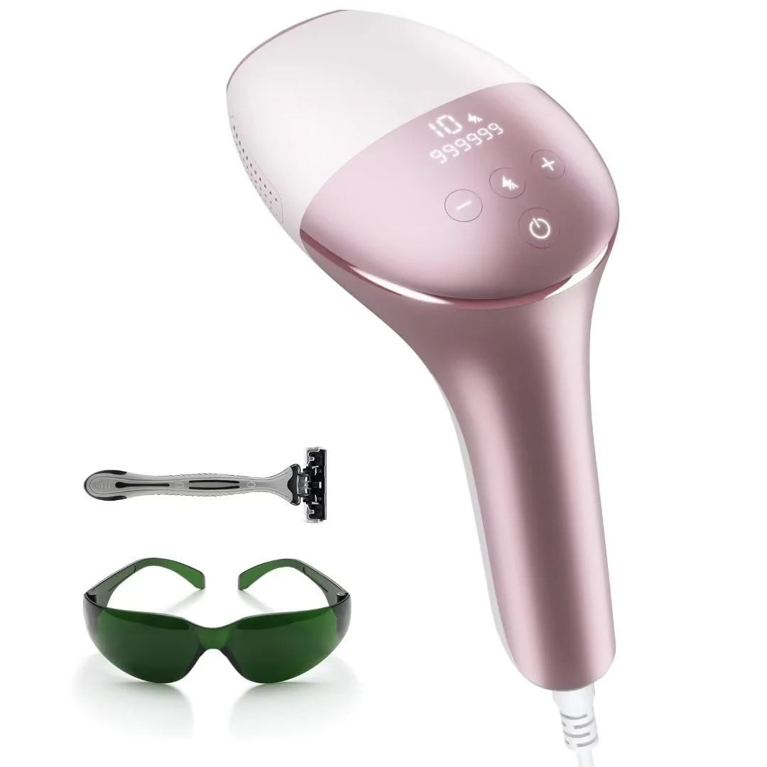 Permanent IPL Device - INNZA Mini Portable for Face and Body, Home Use, Painless with Ice Cool Technology