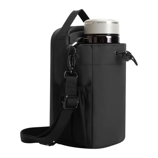 Gym Magnetic Bottle Bag Water Bottle Carrier With Strap Quick-Access Gym Storage Pouch For Hiking Camping Cycling Riding bag