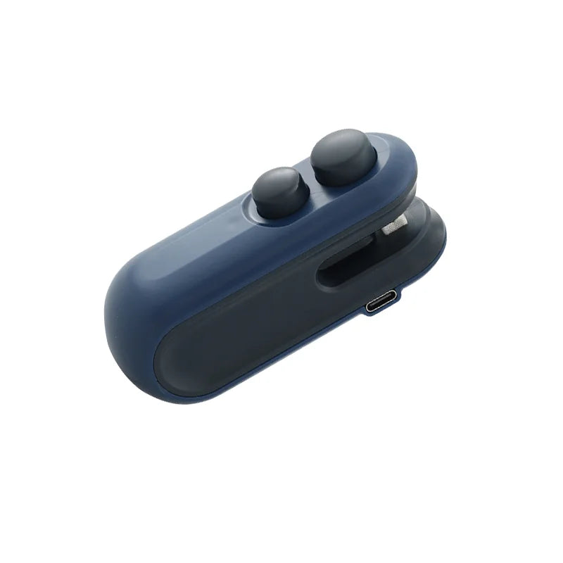 Mini Heat Bag Sealing Machine Multifunction Bag Clip Sealer Rechargeable Plastic Bag Sealer 2 in 1 Food Bag Hot Sealing Machine