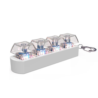 4Keys Keyboard Keycaps Fidget Toy Stress Relief Diy Keycaps Toy Keyboard Caps Finger Button Fidget Finger Keycaps