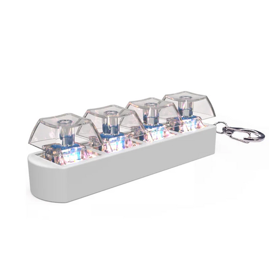 4Keys Keyboard Keycaps Fidget Toy Stress Relief Diy Keycaps Toy Keyboard Caps Finger Button Fidget Finger Keycaps