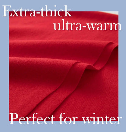 Christmas Gift Super Warm Scarf Ultra-Soft Cashmere Feel Scarf Winter Holiday Gift for Men & Women