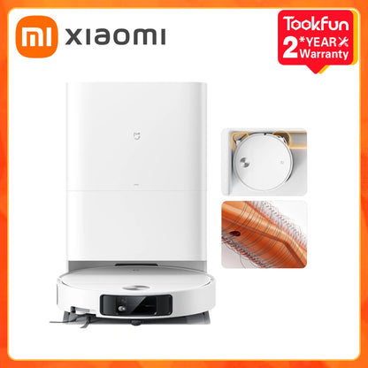 XIAOMI MIJIA 5 PV31CN OMNI Robot MOP Vacuum Cleaner Home Appliances 40mm Obstacle-Clearing Capability with AI Smart Recognition