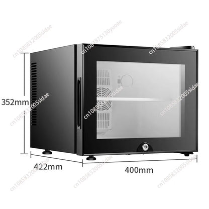 20L Mini Refrigerador Electric Office Fridge Refrigerator 12v Hotel Bedroom Mini Fridge Compact Refrigerators Cooler GBC-20CF