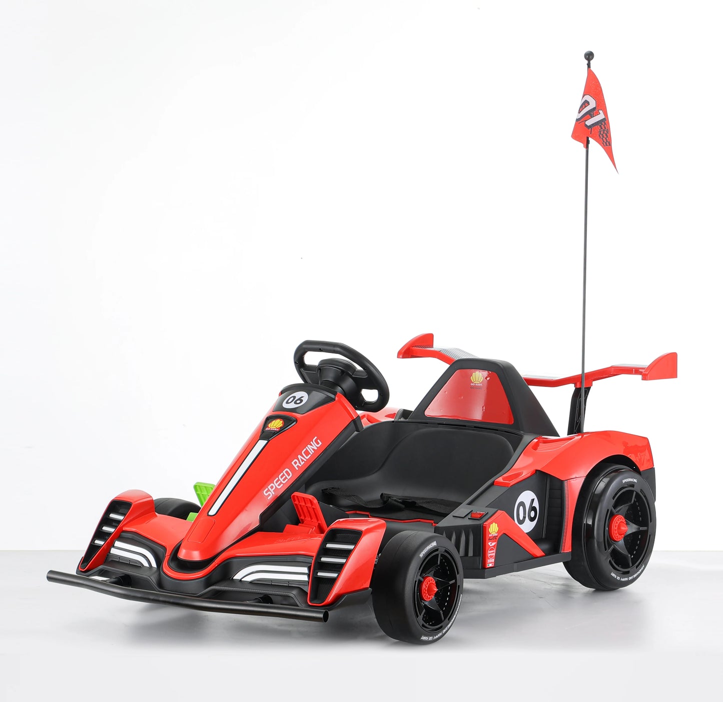 2024 Hot Selling Outdoor Indoor Electric Karting Car 12V Racing Go Kart for Children Use.