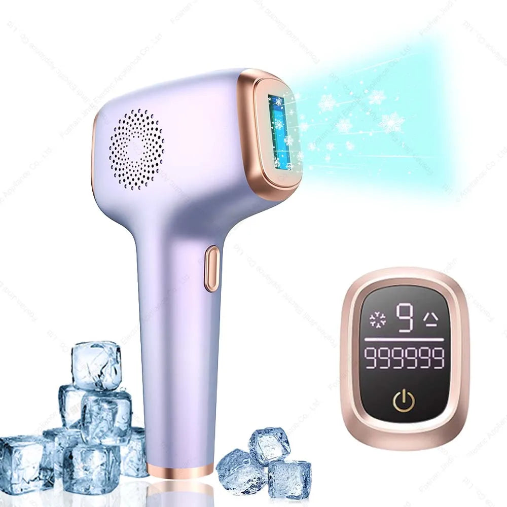 Permanent IPL Device - INNZA Mini Portable for Face and Body, Home Use, Painless with Ice Cool Technology