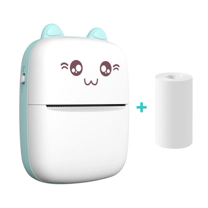 Mini Printer Portable Wireless Bluetooth Sticker Label Photo Memo Thermal Print Study Learn Printer Children Boys Girls Gifts