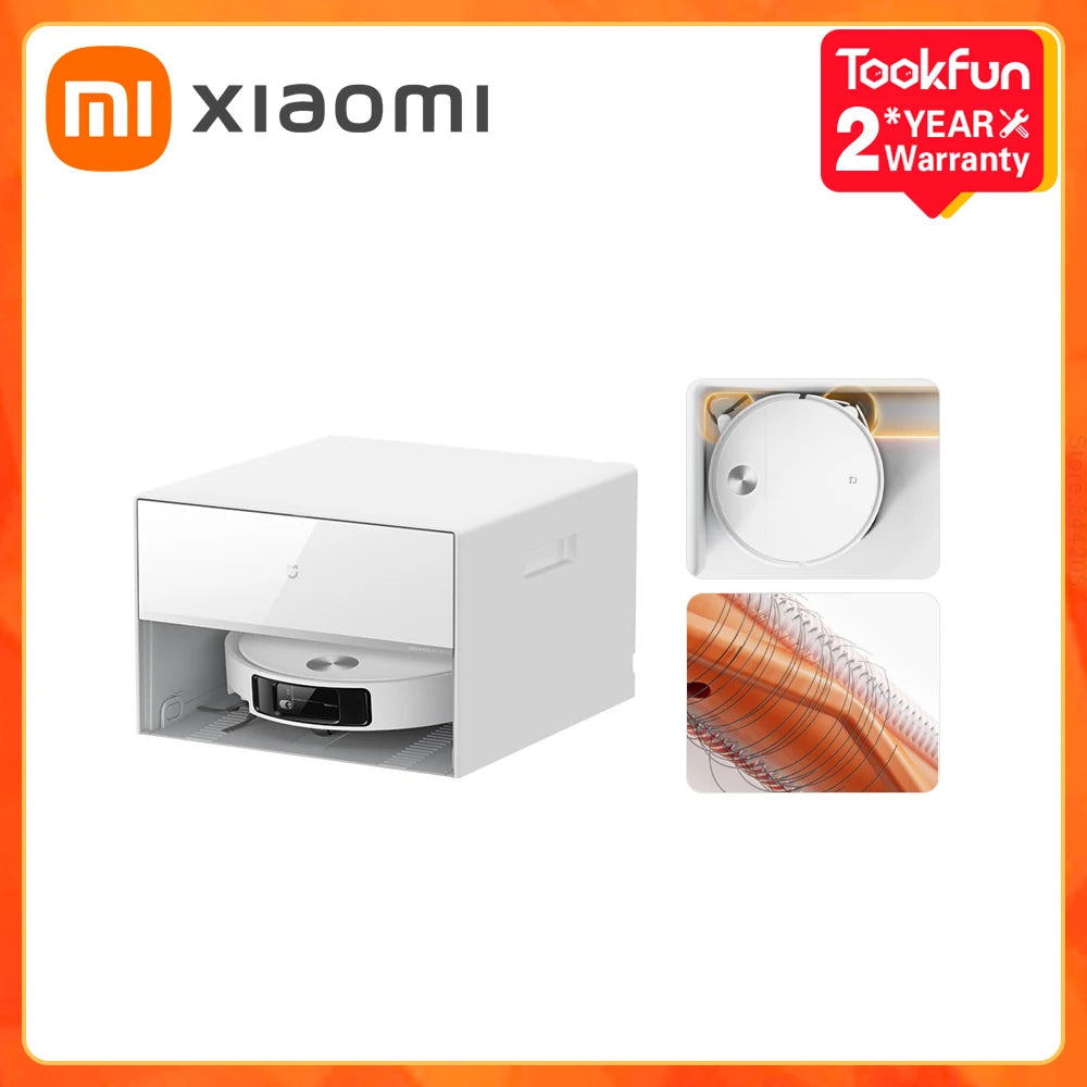 XIAOMI MIJIA 5 PV31CN OMNI Robot MOP Vacuum Cleaner Home Appliances 40mm Obstacle-Clearing Capability with AI Smart Recognition