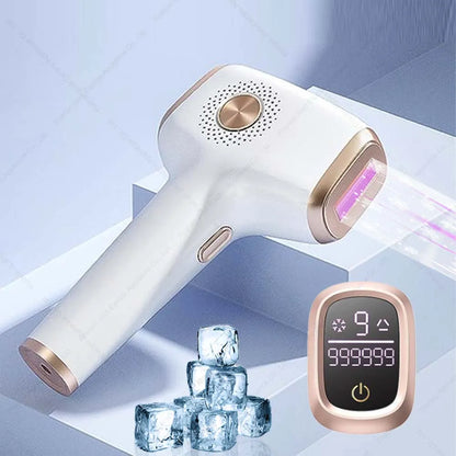 Permanent IPL Device - INNZA Mini Portable for Face and Body, Home Use, Painless with Ice Cool Technology