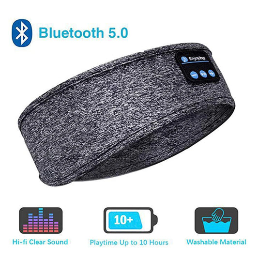 Bluetooth-compatible Earphones Sports Sleeping Headband Elastic Wireless Headphones Music Eye Mask Wireless BT Headset Headband